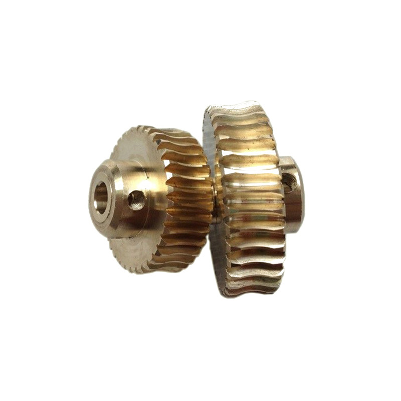 Worm gear processing sewing head machine, worm gear sock machine, 94 copper wear-resistant worm gear, 2 pieces per set, transmission parts manufacturer, turbine full figure