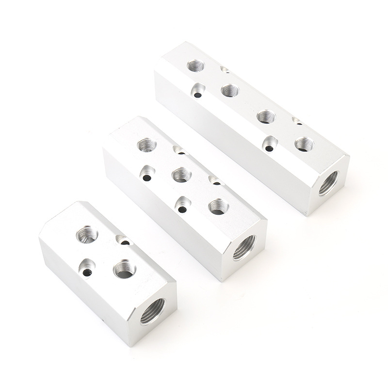 The multi-pipeline air distribution outlet, air distribution block base, C-type air distribution distributor, straight-through C-type joint, aluminum air exhaust path Application Scenario