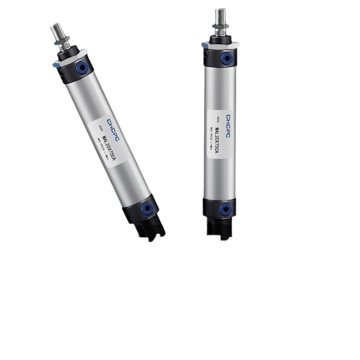 MAL mini cylinder aluminum alloy round small pneumatic / 25/32/40 x25x50x75x100x200 16/20 Item Picture
