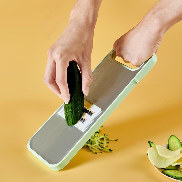 Household potato shred slicer, multi-functional hand-friendly vegetable slicer, cucumber and radish shred slicer, vegetable slicer and grater details Picture