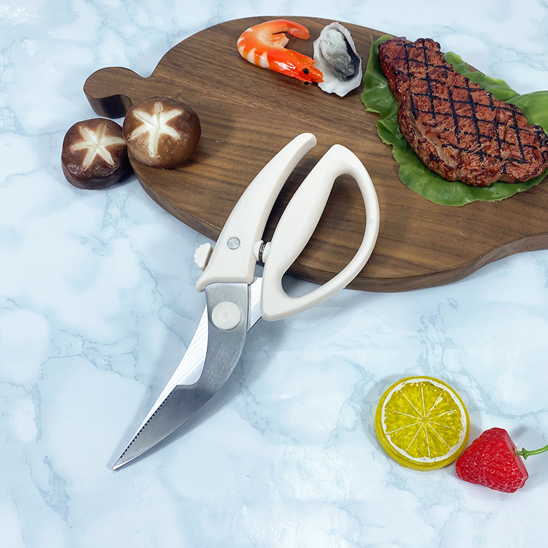 Kitchen scissors, chicken bone scissors, household multi-purpose fish-killing scissors, bone scissors, garden pruning scissors details Picture