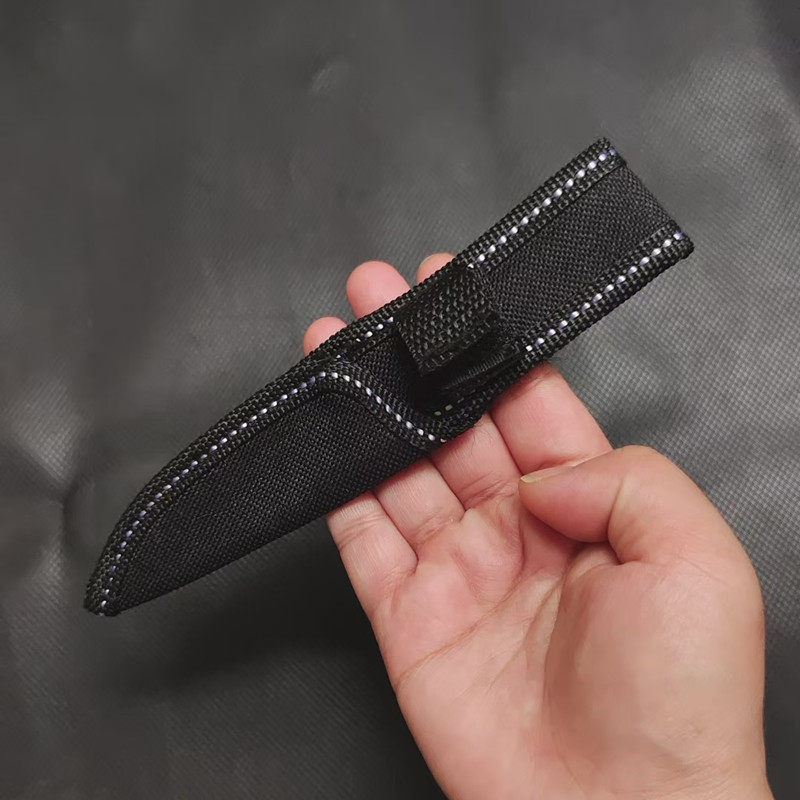Outdoor nylon knife covers, Oxford cloth bags, fruit knife covers, hand-held knife covers, knife accessories, belts, hangers, storage tools Specification drawing