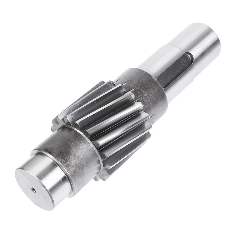 Non-standard cast iron gear shafts, precision mechanical transmission industrial helical gear shafts, and hard-toothed surface transmission gear shafts Item Picture