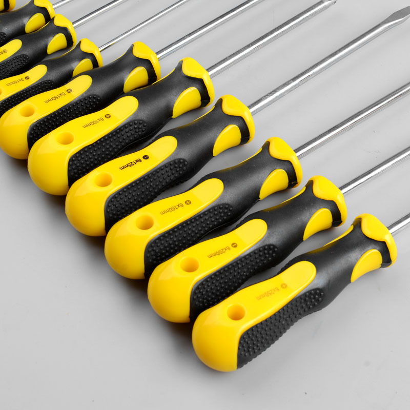 Aobang chromium vanadium steel dual-color handle manual screwdriver, manual screwdriver, multi-specification flat-head cross-head screwdriver Application Scenario