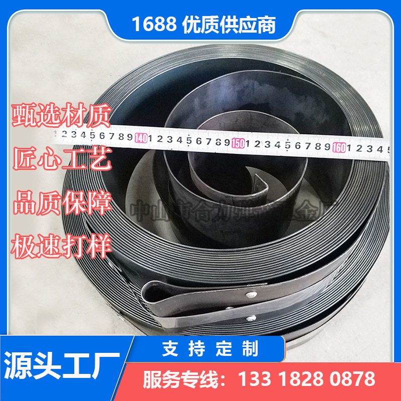 Winding box spring, USB retractable wire spring, long coil telescopic wire spring, stainless steel fine coil spring details Picture