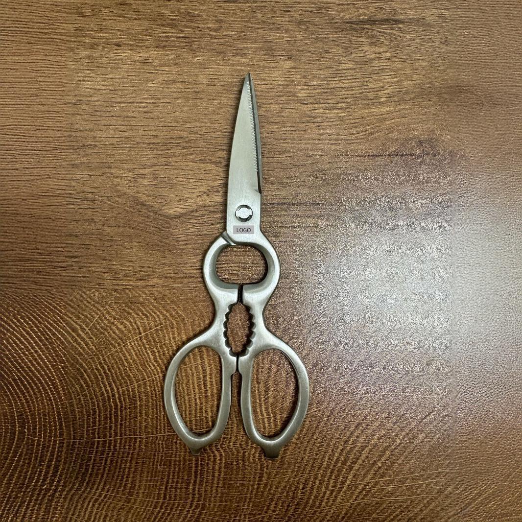 Kitchen 1021 all-stainless steel multi-functional disassemblable gourd-shaped scissors, factory direct sales of stainless steel multi-functional details Picture