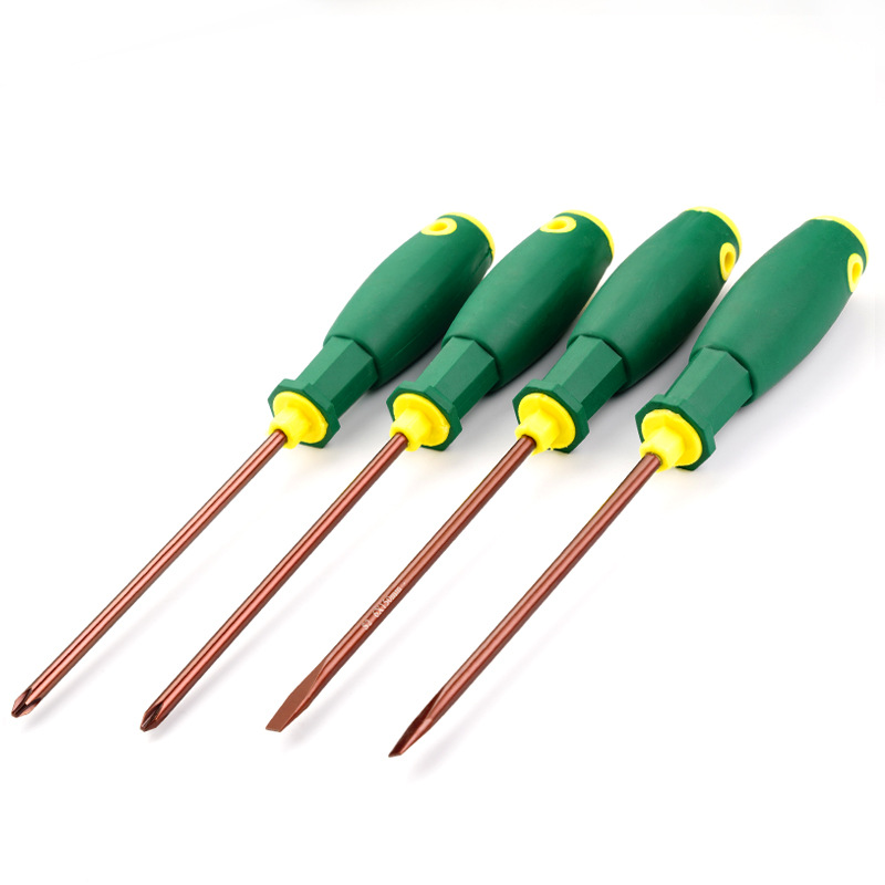 Wholesale of 6mm strong magnetic electrical screwdriver, 6-inch S2 high-end manual screwdriver and screwdriver tools Item Picture