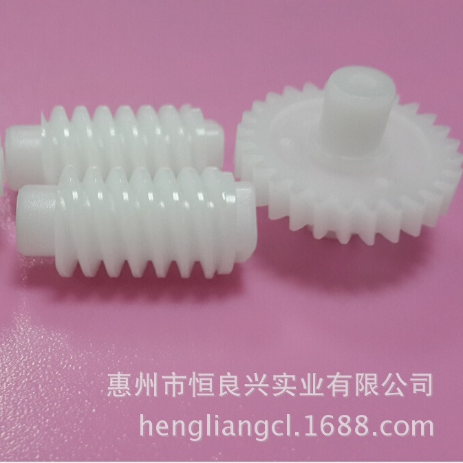 Plastic gear worm gear sweeper, gear floor scrubber, gear precision gear, small size full figure