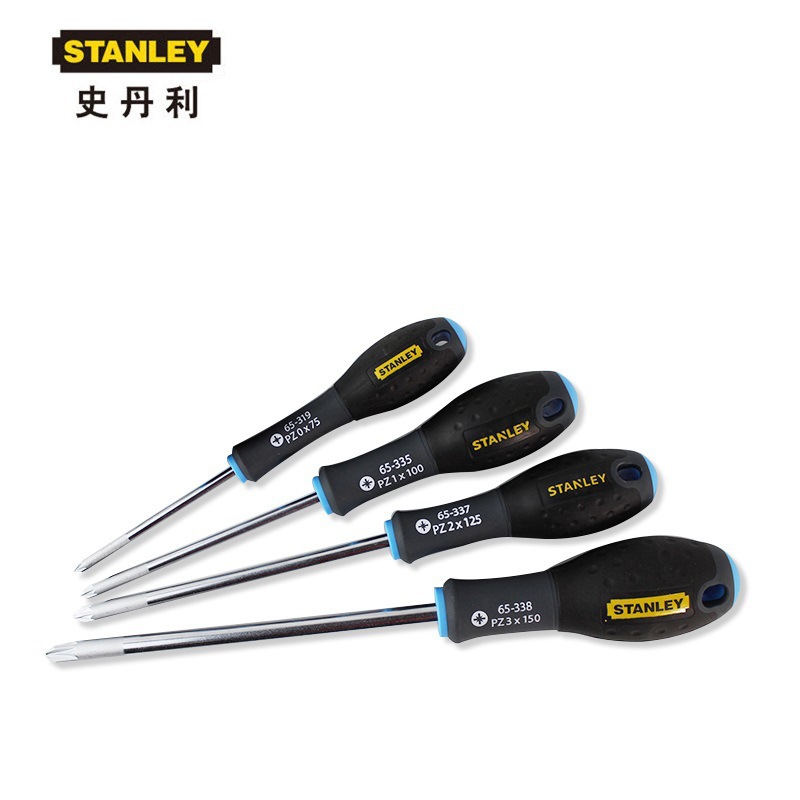 Stanley three-color handle cross-shaped screwdriver PZ0x75mm 65-319-14 Specification drawing