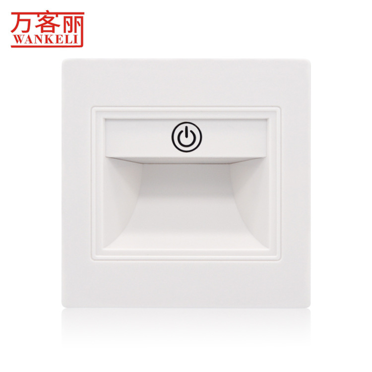 86-type embedded light-controlled human body sensor led floor lamp, corridor, corridor, corner wall lamp Application Scenario