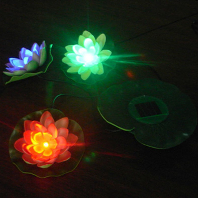 Cross-border bestsellers: Solar lotus lanterns, landscape pool garden decorative lights, solar ornamental lights, and simulated lotus lanterns Application Scenario