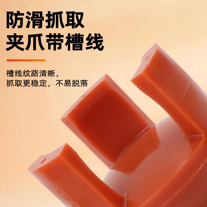 Mechanical hand flexible gripper injection molding machine silicone fixture pneumatic soft finger mini claw suction cup two, three, four claws for picking up objects Application Scenario