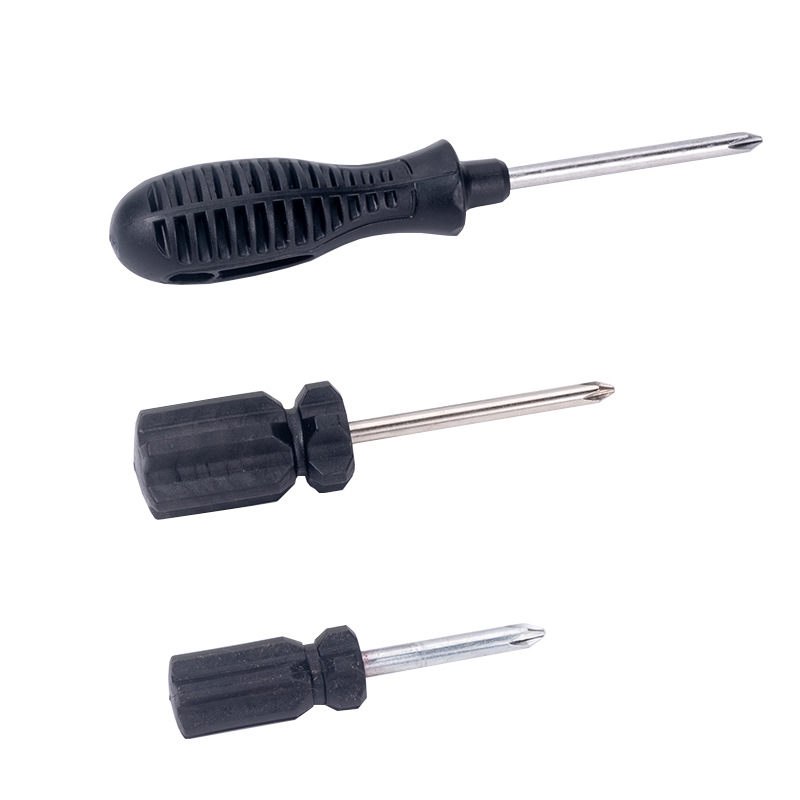 Black plastic-handled cross-shaped plum blossom strong magnetic screwdriver digital product model disassembly and assembly tool hardware accessories manufacturer Application Scenario