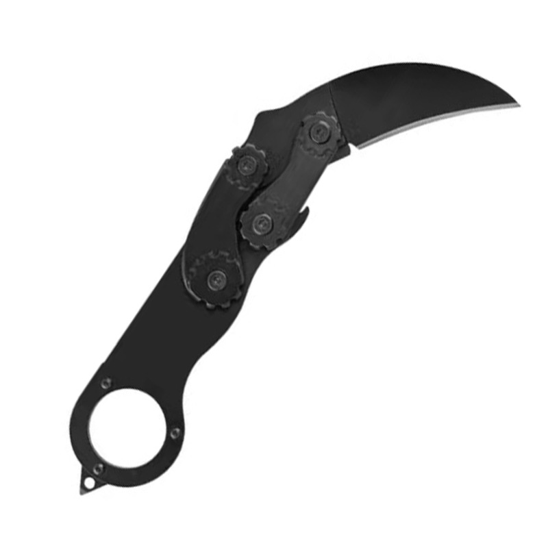 Folding knife for the wild, forging claw knife, multi-functional outdoor survival knife, portable mini fruit knife, sickle Item Picture