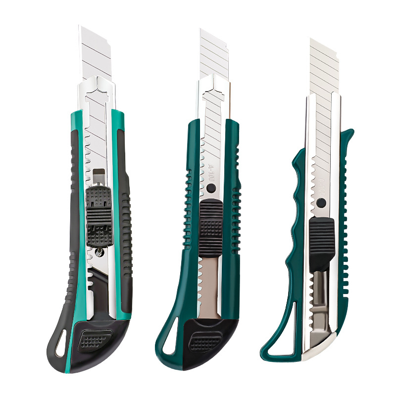 Tuosen utility knives, large, small and mini sizes, express delivery utility blades, wallpaper knives manufacturer, super cost-effective paper cutting knives Item Picture