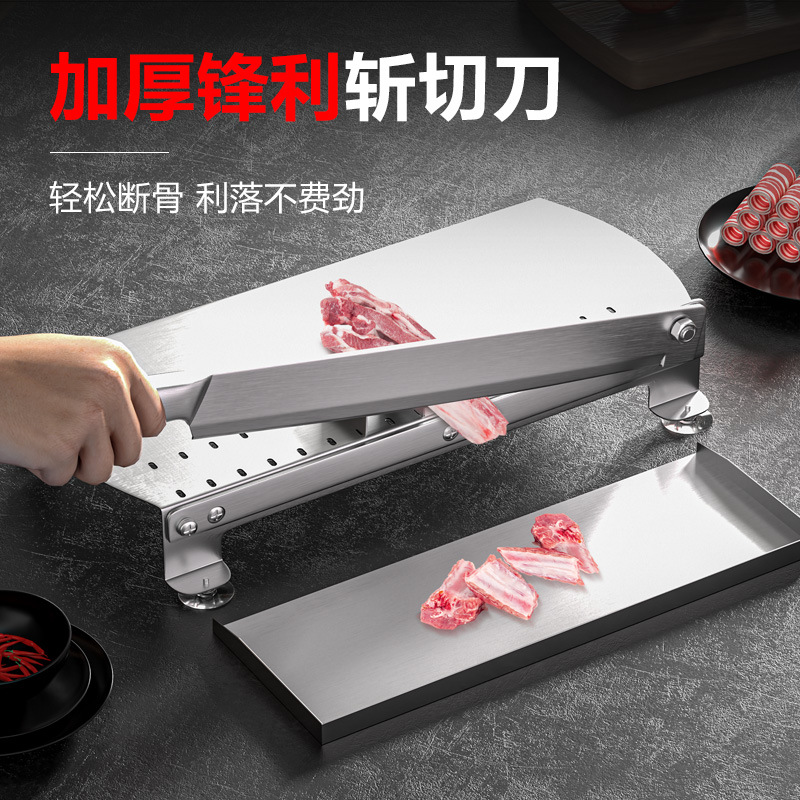 Commercial mutton roll and beef stainless steel meat slicer, frozen meat and fresh meat slicer, meat slicer, household medicinal herb machine Specification drawing