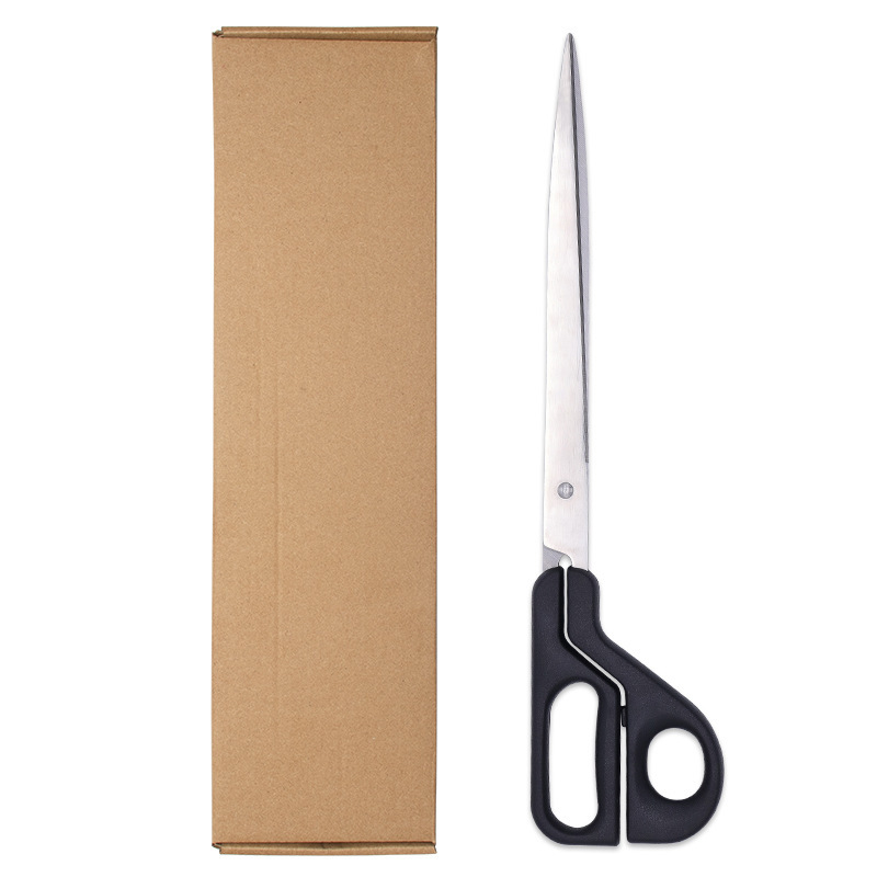 Velvet flower scissors, stainless steel tailor's fabric scissors, clothing tools, household multi-functional scissors, extended barbecue scissors Application Scenario