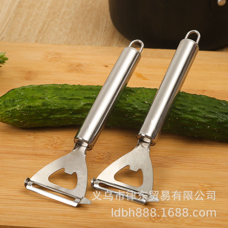 Stainless steel peeler, fruit peeler, multi-functional peeling knife, peeler, melon and fruit peeler, melon peeler type peeler Specification drawing