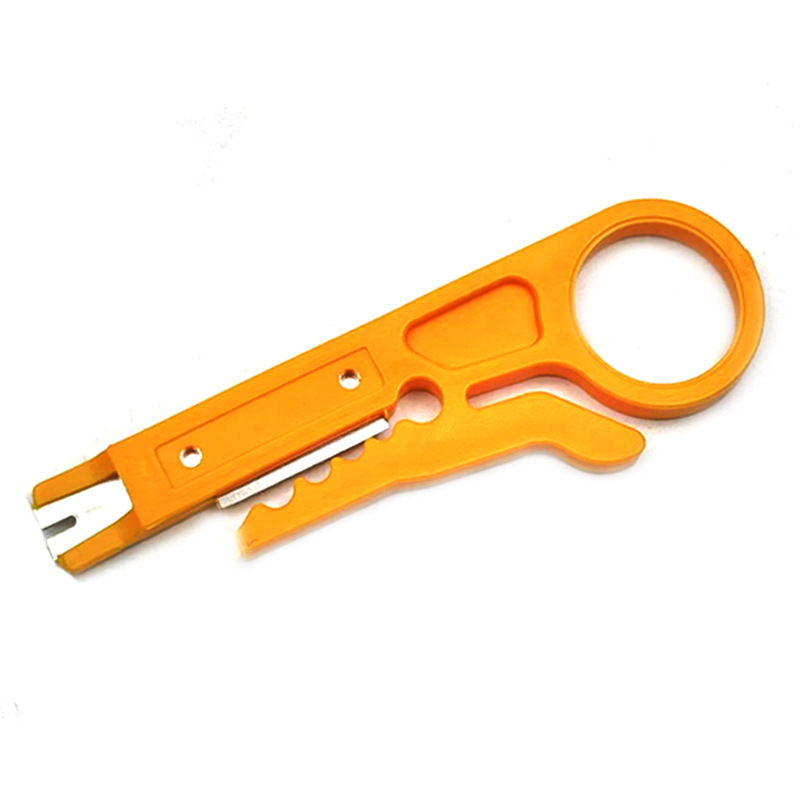 We supply small yellow wire strippers, simple wire strippers, peeling knives, and multi-functional wire strippers for network cables undefined