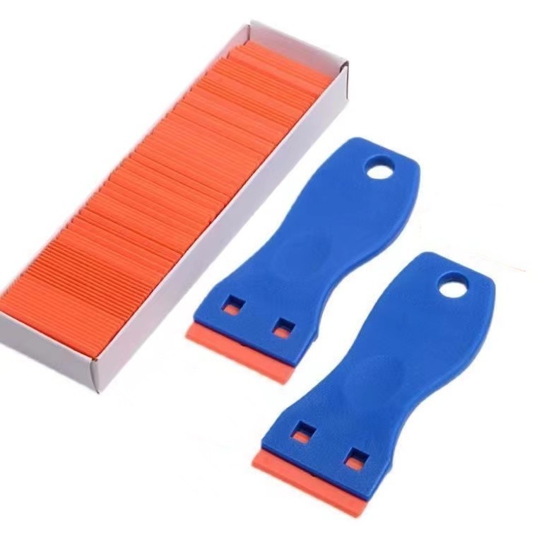 Car film and glue removal small scraper, tile grouting, floor cleaning, stainless steel scraper, screen metal blade tool Item Picture