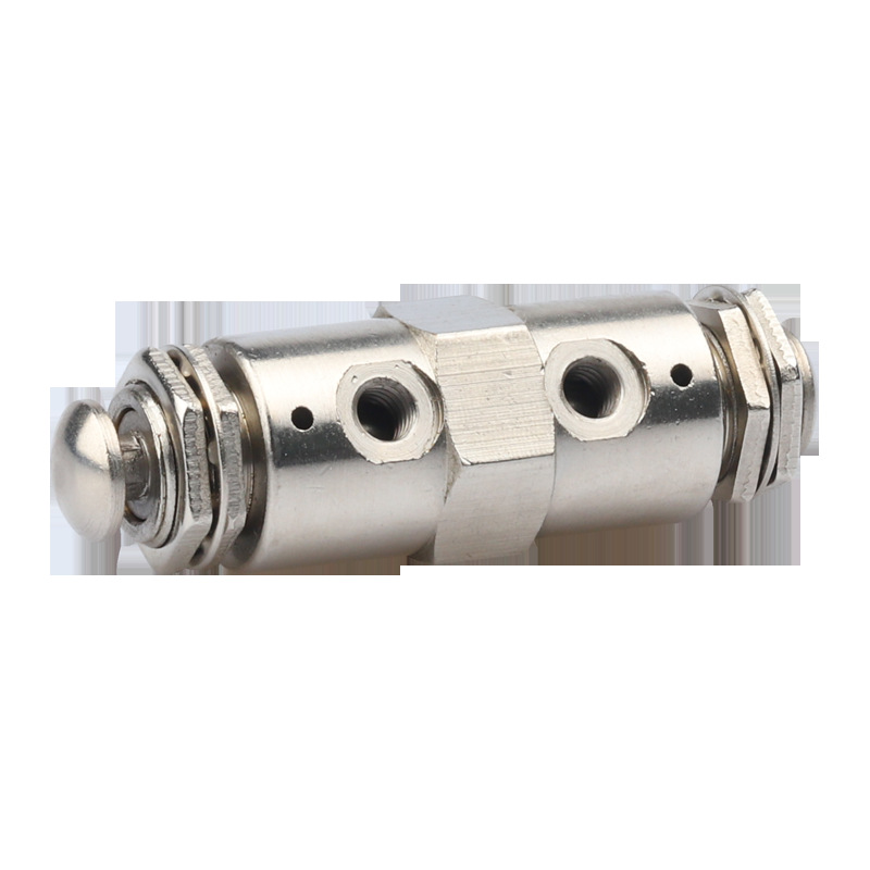 Yile Xiaojinjing button valve Air mechanical valve Pneumatic valve TAC2-4PP self-locking function press button Item Picture