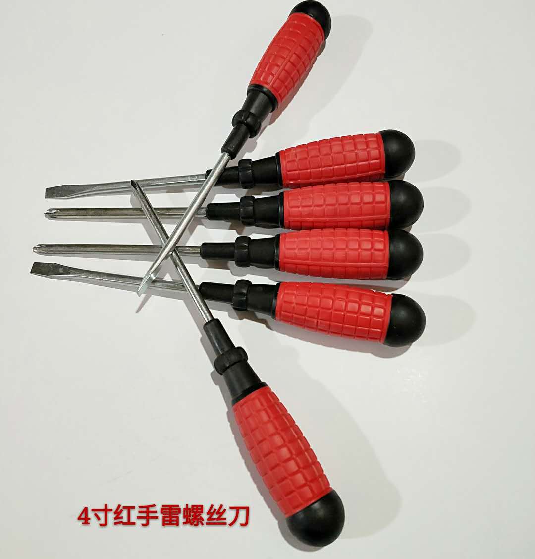 Screwdriver manufacturers wholesale 4-inch hand grenades, corn stalks, screwdrivers, cross-head screwdrivers details Picture