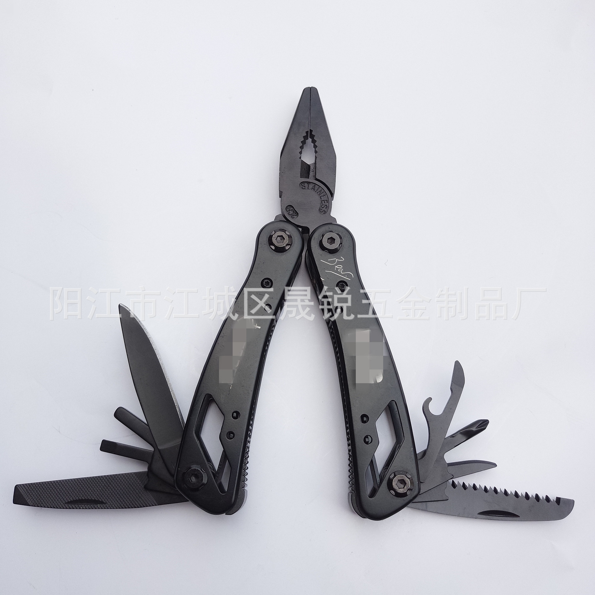 Multi-functional folding pliers with a screwdriver cover, outdoor multi-purpose survival knife, stainless steel camping tool pliers, high quality details Picture