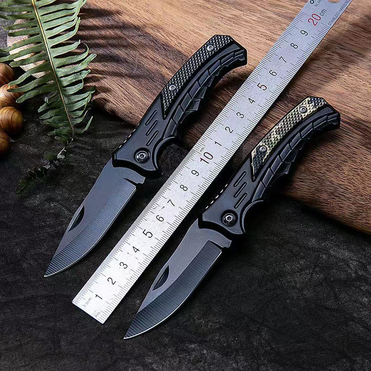 Wholesale of new outdoor folding knives, multi-functional stainless steel camping outdoor knives, multi-functional fruit knives and barbecue knives details Picture
