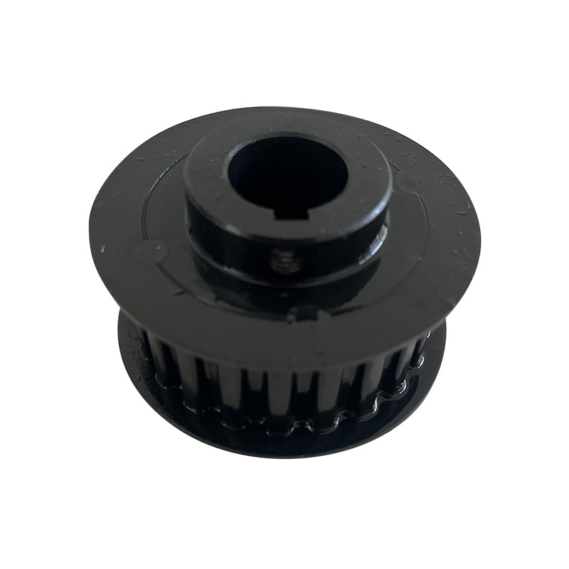 Factory direct supply of synchronous pulleys, black oxidized carbon steel drive wheels, 3GT toothed aluminum alloy synchronous wheels Item Picture