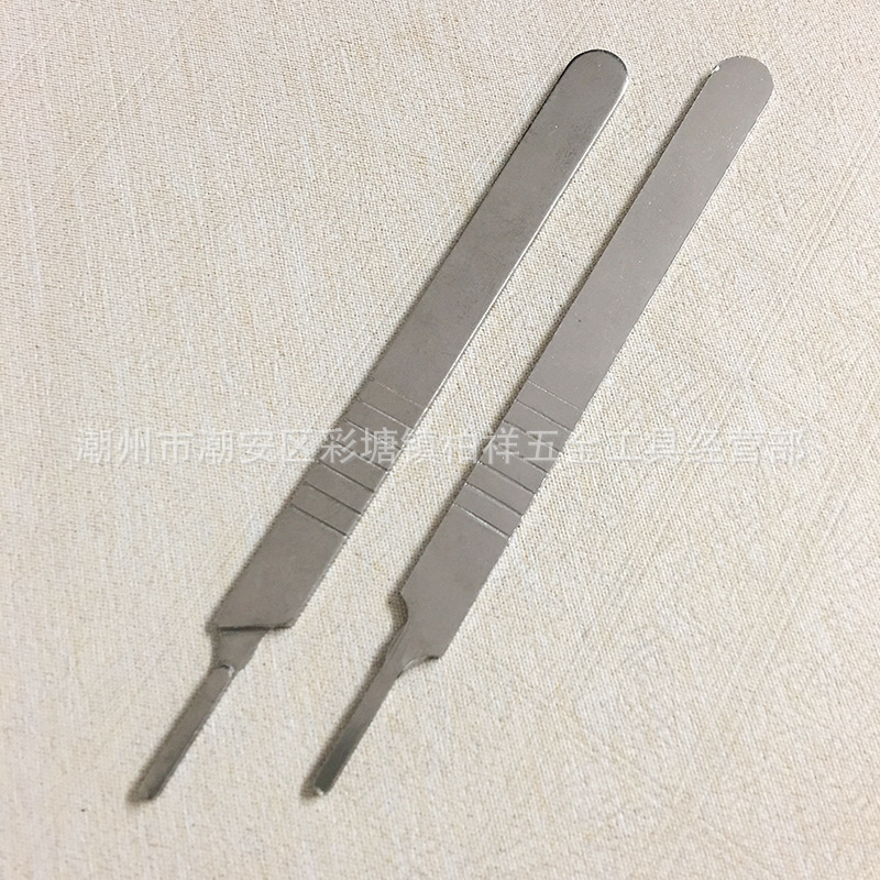 Thickened stainless steel surgical handle, No. 3, No. 4, art practice handle, maintenance and engraving, No. 12 blade, veterinary handle Application Scenario