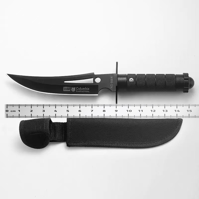 In-stock outdoor survival high-hardness self-defense portable knives, special operations tactical small straight knives, camping survival knives, fruit knives details Picture