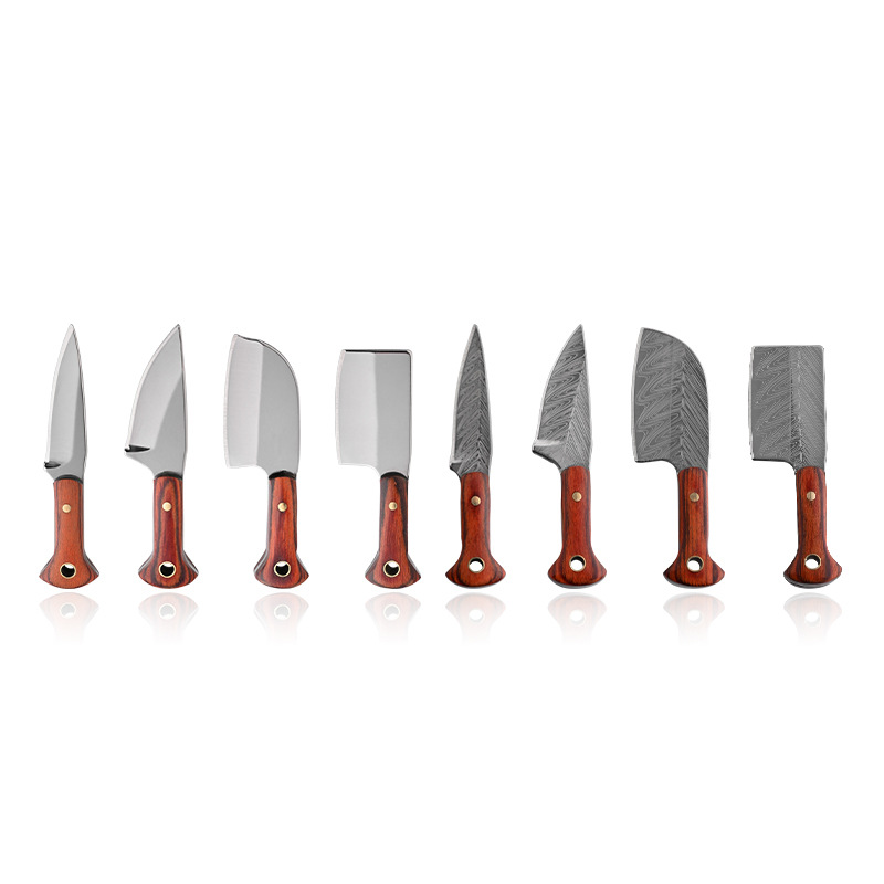 Mini parcel opening and unpacking knife, outdoor portable knife, small knife, exquisite stainless steel forged keychain knife Item Picture