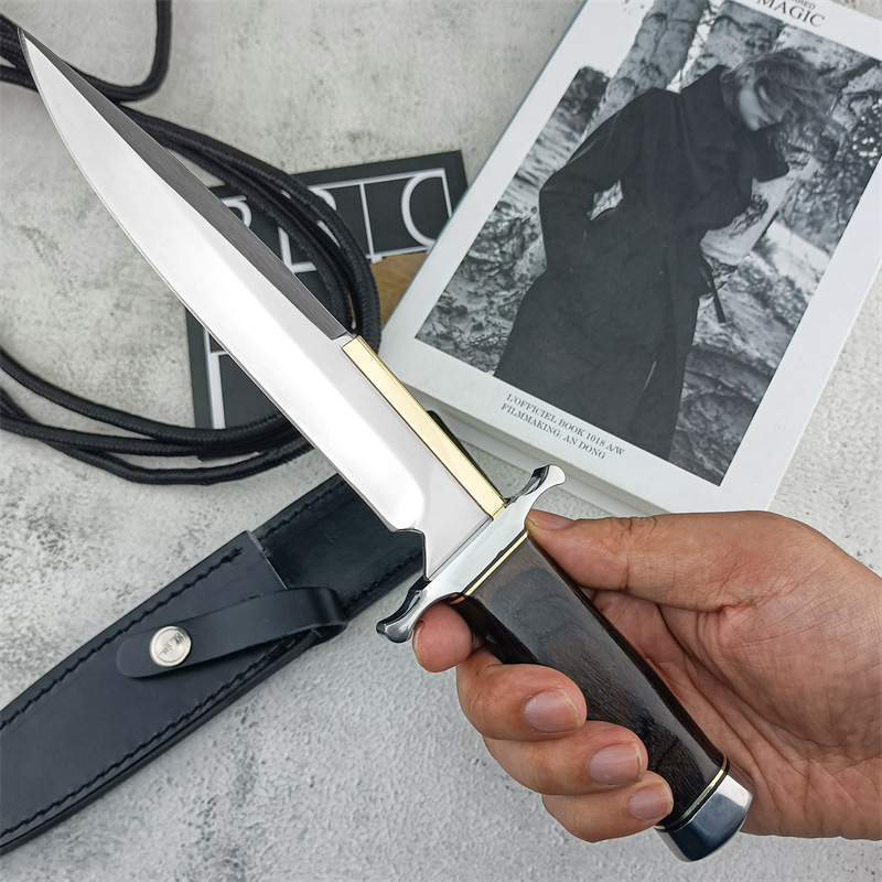 Toothpick Boyi outdoor self-defense survival portable knife, sharp EDC high-hardness outdoor survival straight knife, fruit knife details Picture