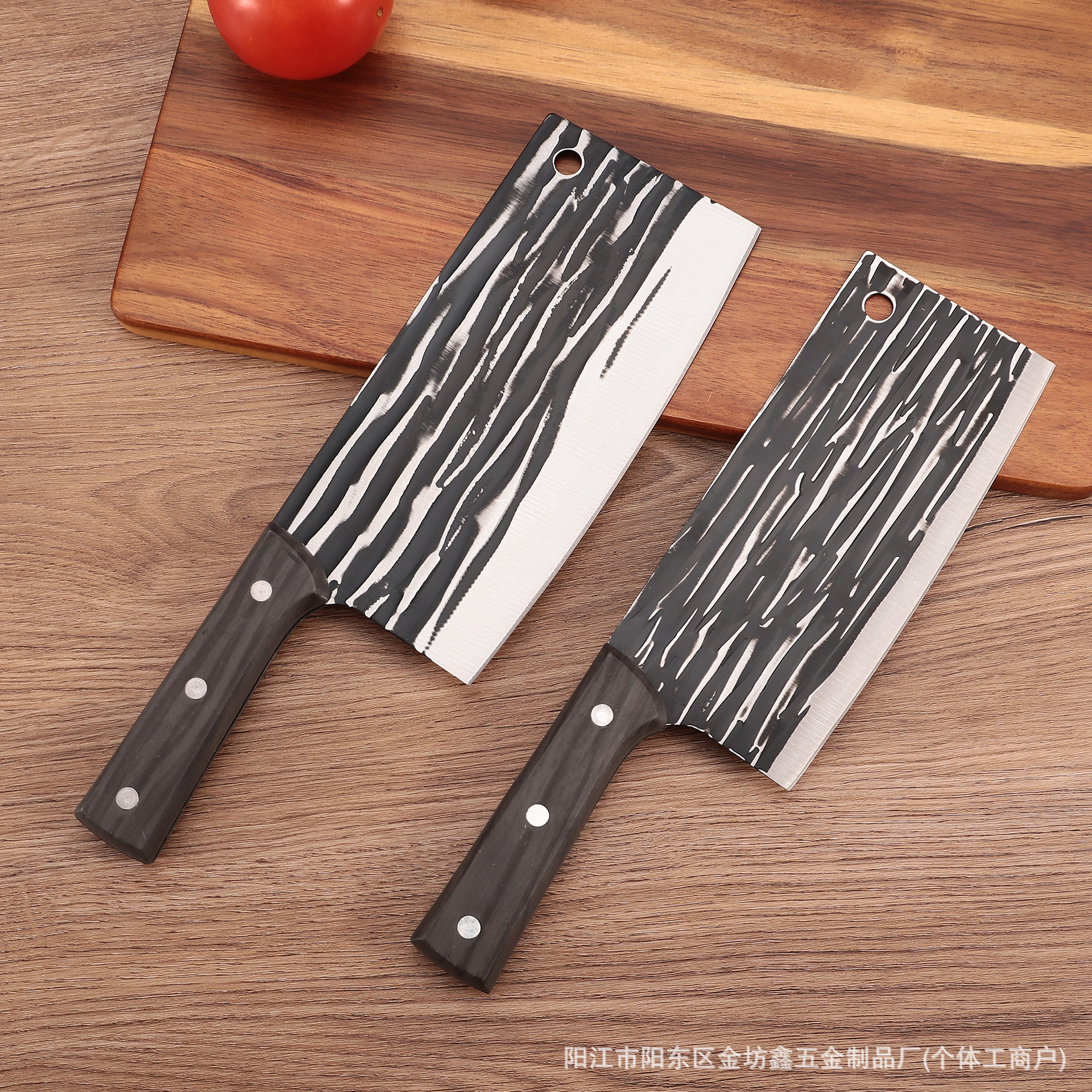 Factory direct sales of household kitchen knives, dual-purpose kitchen knives for cutting and slicing, meat and bone cutting knives, Douyin models, street stall and travel kitchen knives details Picture