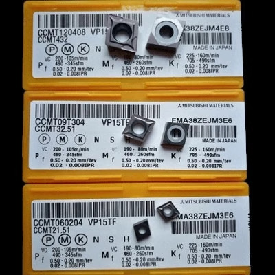 Mitsubishi CNC lathe blade CCMT09T304 VP15TF boring alloy coating universal material details Picture