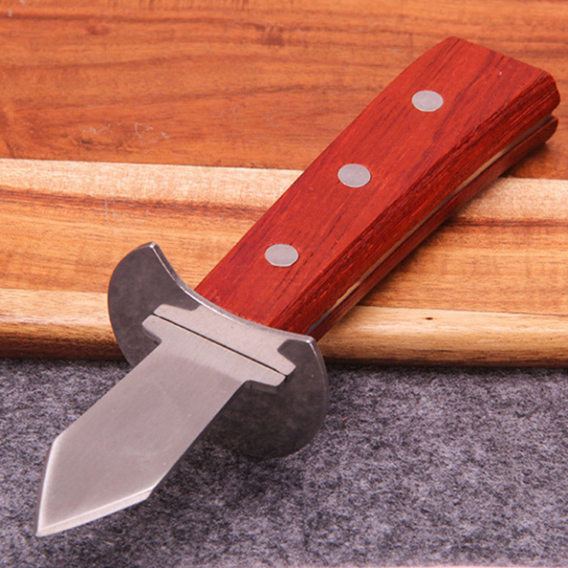 Oyster knife, thickened stainless steel, is a direct sales tool from the manufacturer for opening oysters, seafood, clams, shells and meat details Picture