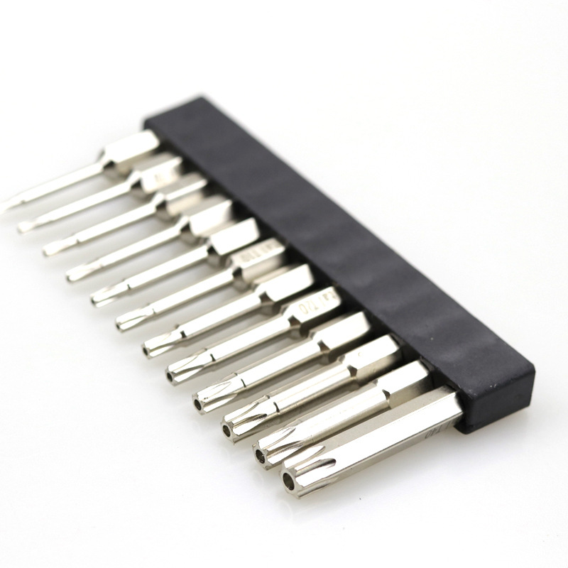 S2 irregular-shaped screwdriver, 1/4 star hexagonal, 6.35mm, magnetic electric screwdriver bit, 50MM long air nozzle Specification drawing