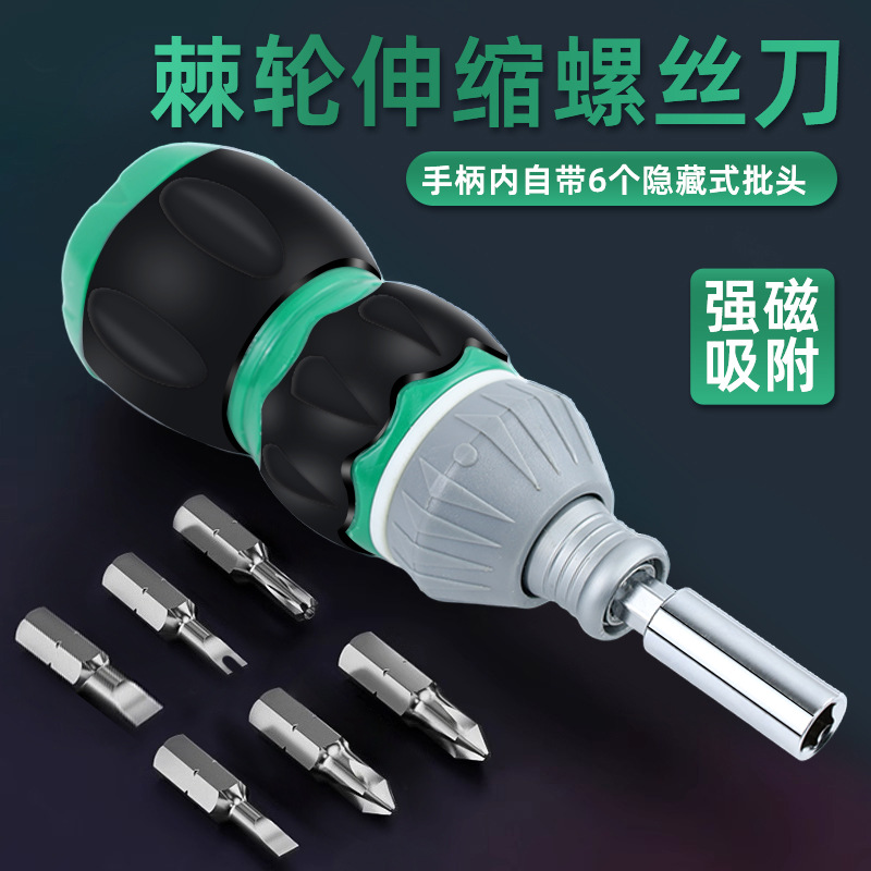 Reg cross screwdriver ratchet set, dual-purpose small screwdriver, special-shaped screwdriver, plum blossom screwdriver, double-head tool details Picture