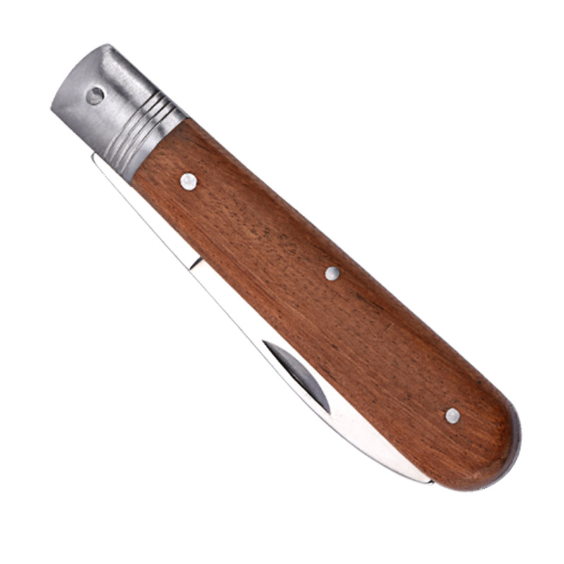 The manufacturer produces outdoor wooden handle explosion-proof folding knives, wire cutting and electrician folding knives in Yangjiang Application Scenario