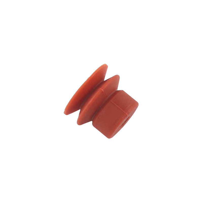 Tianxing Small Head Red mechanical hand accessories, small head silicone single-layer and double-layer vacuum suction cups pneumatic factory direct sales Item Picture