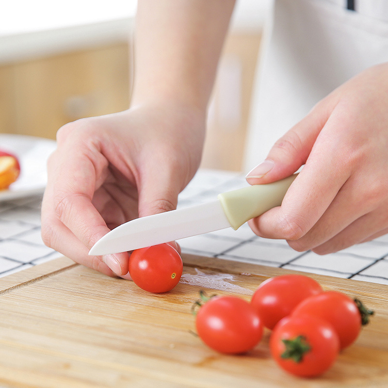 Mini and small household ceramic fruit knife, cute fruit peeler, portable and multi-functional sharp knife Specification drawing