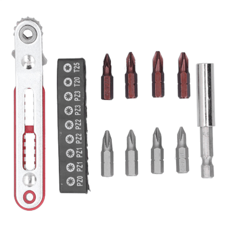 Multi-purpose bidirectional ratchet wrench and screwdriver set, multi-functional ratchet screwdriver set Item Picture