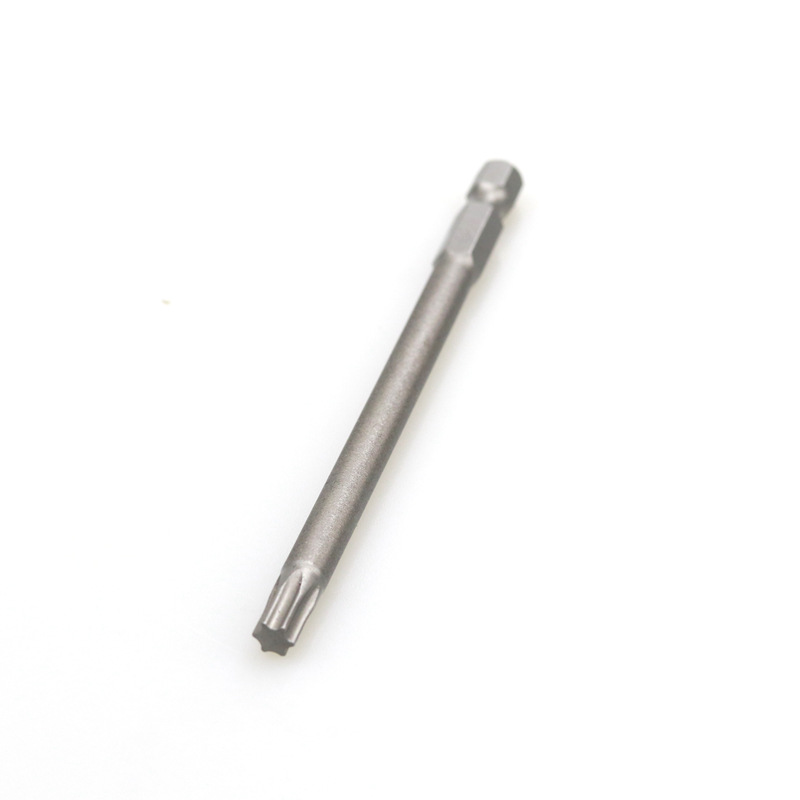 Cross-border S2 extended middle hole 100mm plum blossom screwdriver bit 1/4 six-star hexagonal screwdriver bit air screwdriver bit 11 pieces 12-piece set undefined
