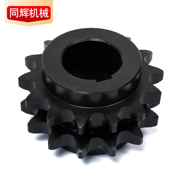 The manufacturer wholesals stainless steel conveyor drive wheels, double-row chain gear toothed sprockets, 45 steel industrial sprockets Specification drawing