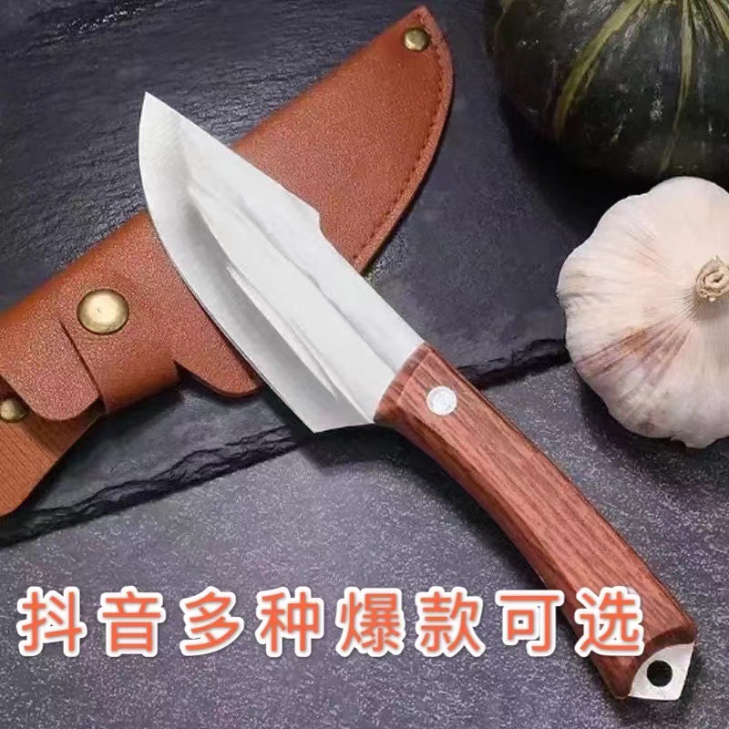 A super sharp hand-forging tool, a new type of eel-killing knife, a special bone-removing hand handle, a little meat expert in the kitchen full figure
