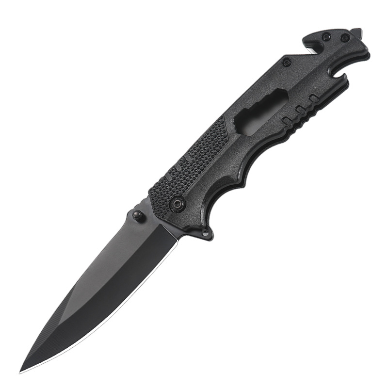 【 Same style at a low price 】 Stainless steel outdoor knife, high hardness, multi-purpose self-defense folding knife, portable camping survival knife edge undefined