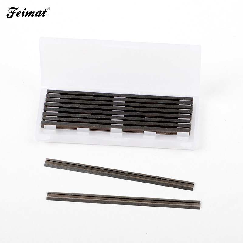 Electric planer blades, disposable electric planer blades, 82x5.5x1.1mm hard alloy, cross-border e-commerce Specification drawing