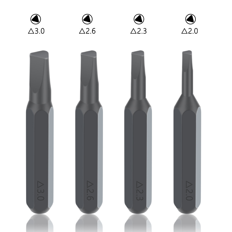 Five-angled screwdriver bit, small screwdriver bit, 28mm precision repair screwdriver bit, high steel factory undefined