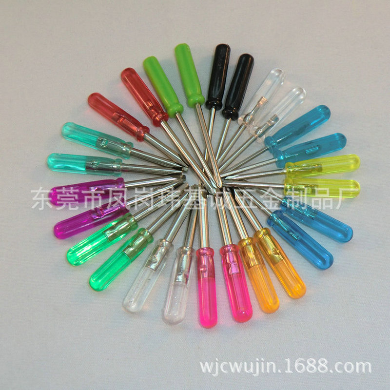 Cross-shaped mini screwdrivers and small screw screwdrivers are supplied by the manufacturer Specification drawing