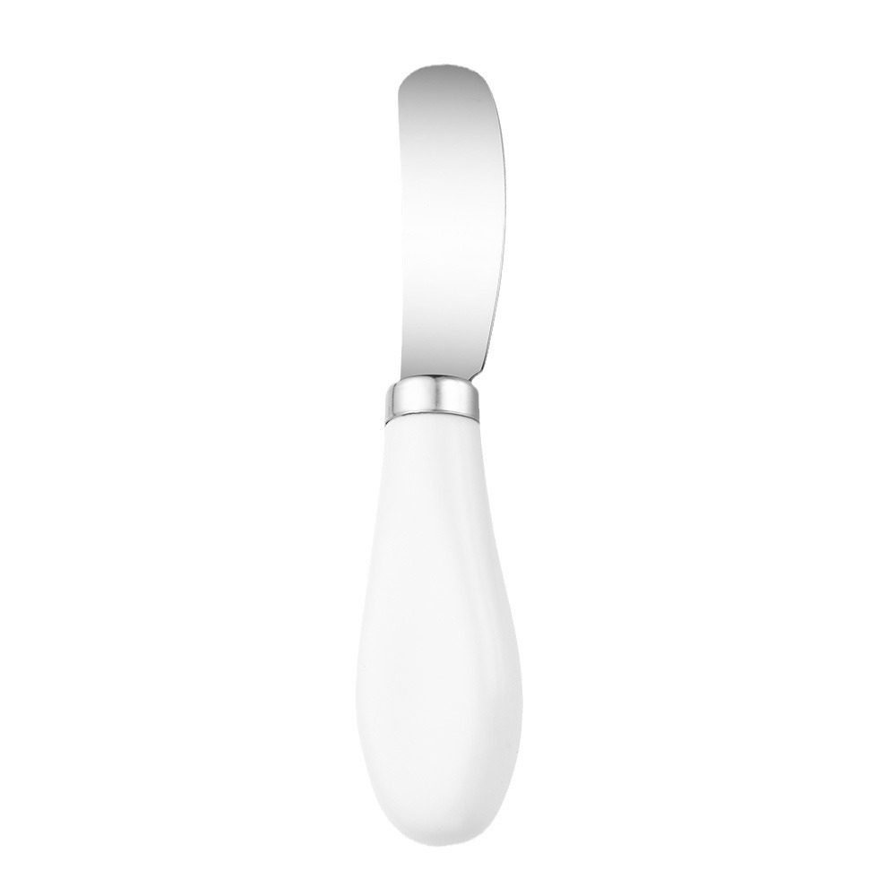 Cross-border 430 stainless steel ceramic handle butter knife, cheese knife, cheese knife, mini butter knife, cream knife, cheese knife Item Picture
